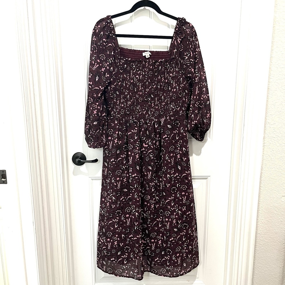Beach Lunch Lounge Women's Khaleesi Square Neck‎ Dress XL Babydoll